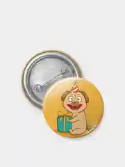 Значок "Котик. Пёсик"