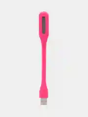 Розовый светодиодный USB-фонарик портативный, гибкий