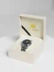 Серебряный наручные мужские часы OLEVS
