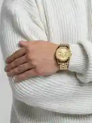 Золотой наручные мужские часы OLEVS