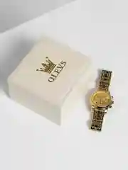 Золотой наручные мужские часы OLEVS