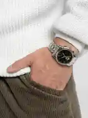 Черный наручные мужские часы OLEVS