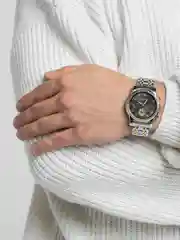 Черный наручные мужские часы OLEVS