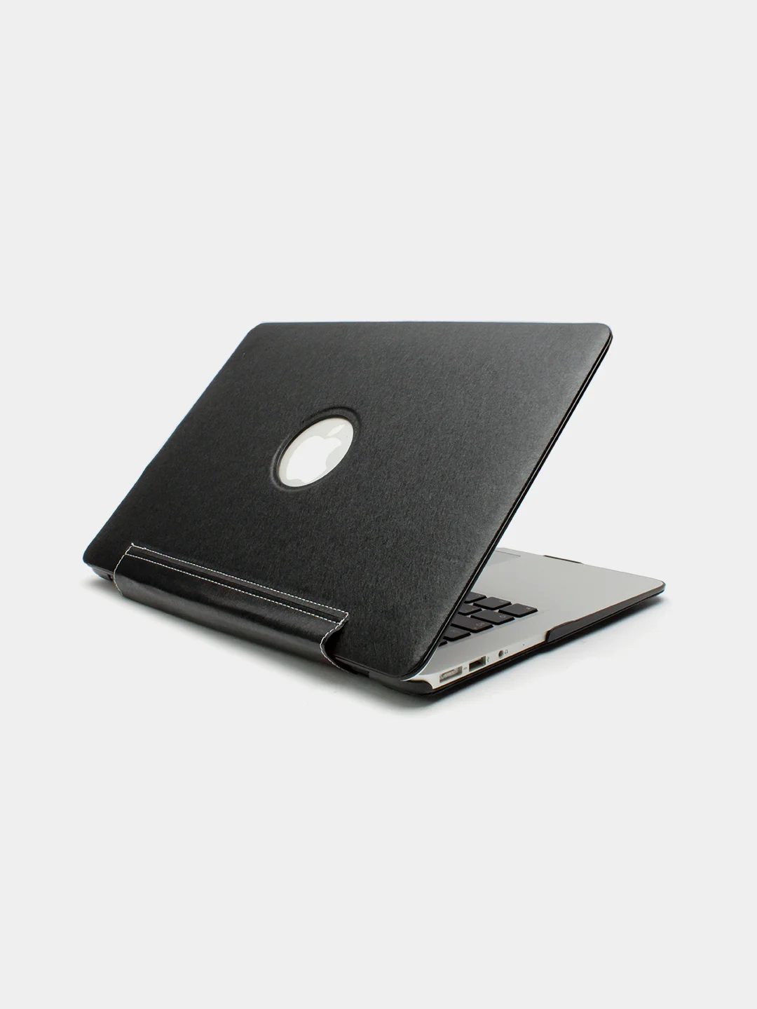 Черный чехол для ноутбука Apple Macbook, Чехол-накладка  для макбука