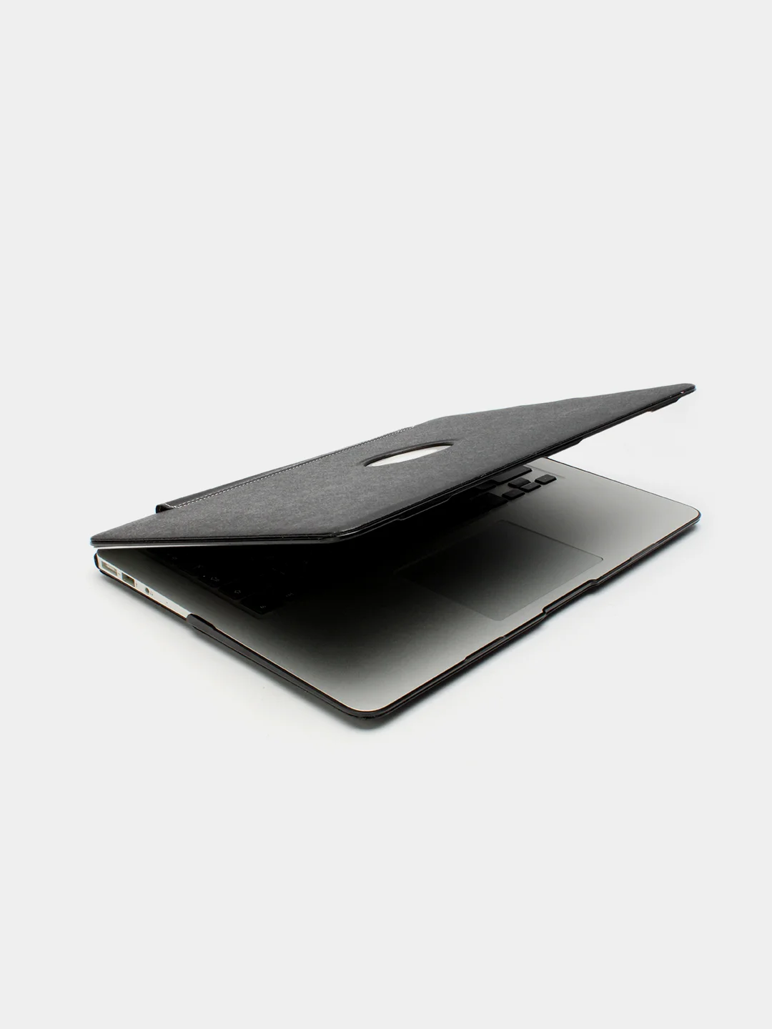 Черный чехол для ноутбука Apple Macbook, Чехол-накладка  для макбука