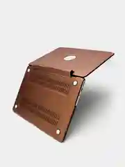 Тёмно-коричневый чехол для ноутбука Apple Macbook, Чехол-накладка  для макбука