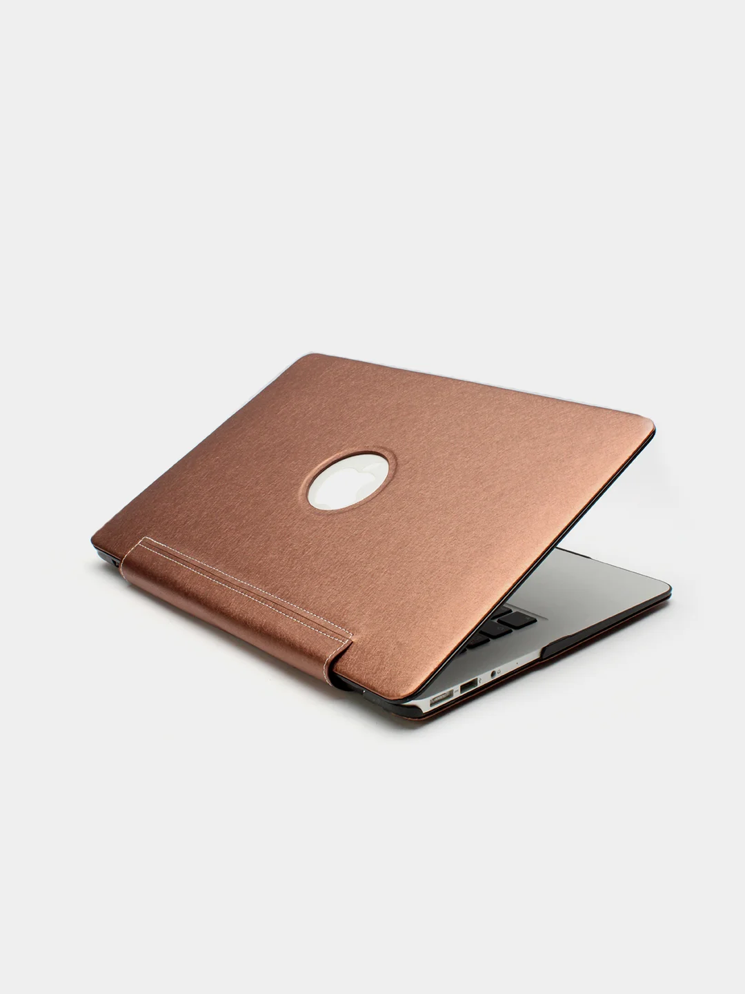 Тёмно-коричневый чехол для ноутбука Apple Macbook, Чехол-накладка  для макбука