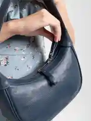 Синий сумка baro из натуральной кожи