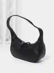 Черный сумка baro из натуральной кожи