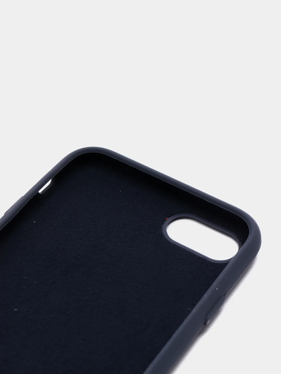 Прозрачный чехол Silicone Case для iPhone 7, 8, SE 2020, с открытым низом
