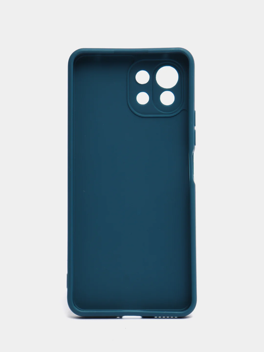 Синий силиконовый чехол для Xiaomi Mi 11 Lite, Mi 11 Lite 5G NE (Сяоми Ми 11 Лайт), прозрачный