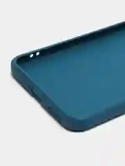 Синий силиконовый чехол для Xiaomi Mi 11 Lite, Mi 11 Lite 5G NE (Сяоми Ми 11 Лайт), прозрачный