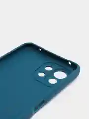 Синий силиконовый чехол для Xiaomi Mi 11 Lite, Mi 11 Lite 5G NE (Сяоми Ми 11 Лайт), прозрачный