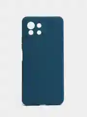 Синий силиконовый чехол для Xiaomi Mi 11 Lite, Mi 11 Lite 5G NE (Сяоми Ми 11 Лайт), прозрачный