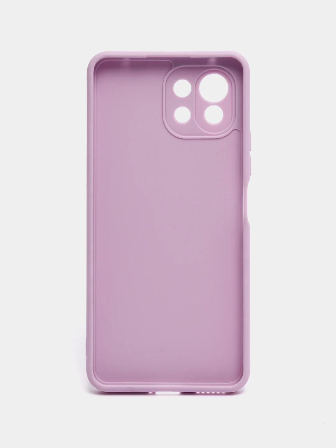 Лавандовый силиконовый чехол для Xiaomi Mi 11 Lite, Mi 11 Lite 5G NE (Сяоми Ми 11 Лайт), прозрачный