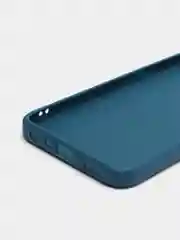 Синий силиконовый чехол для Realme 8i, Narzo 50 (Реалми 8 ай, Нарзо 50), прозрачный