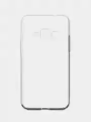 Прозрачный прозрачный чехол на Samsung Galaxy J1, силиконовый