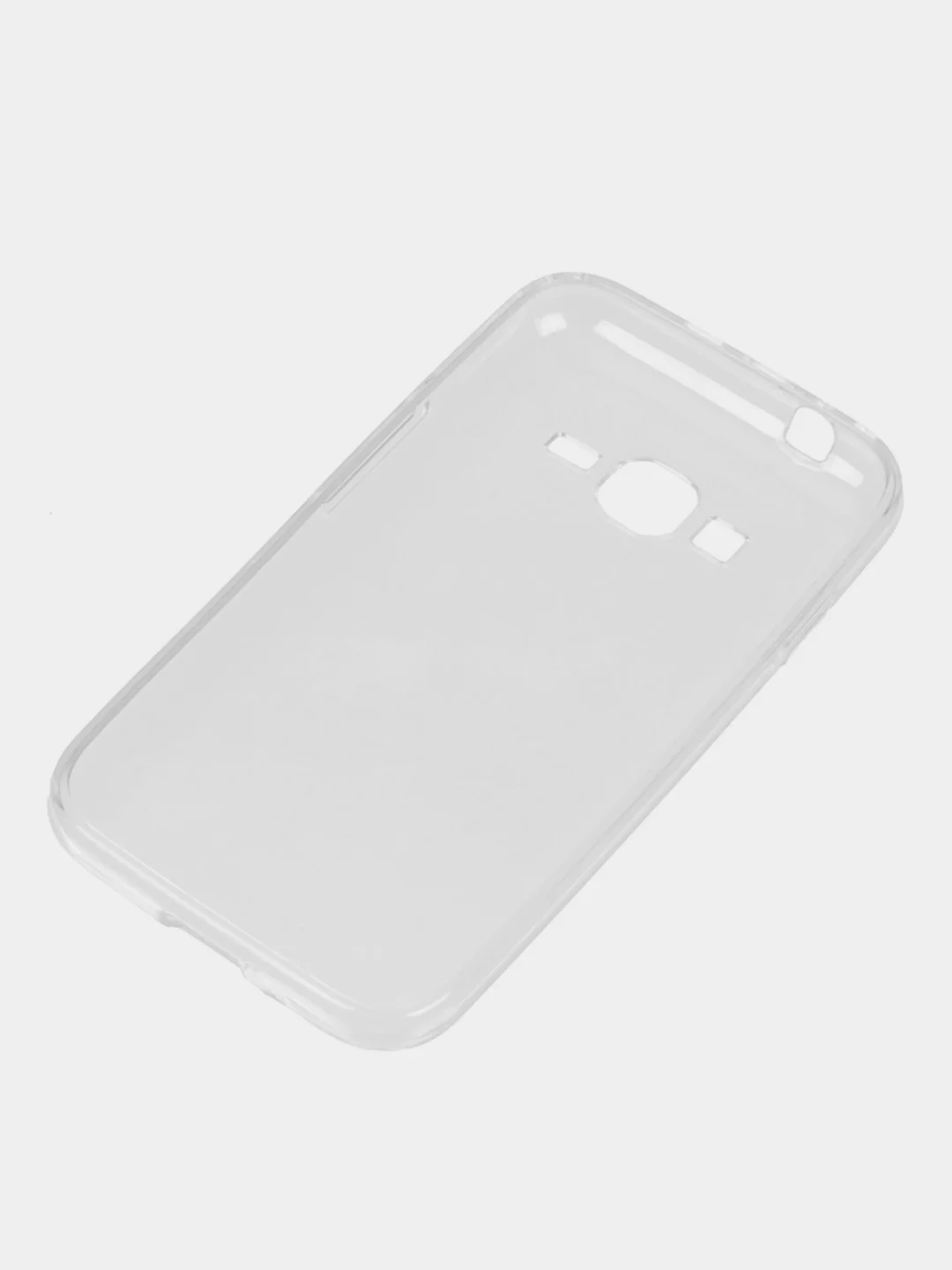 Прозрачный прозрачный чехол на Samsung Galaxy J1, силиконовый