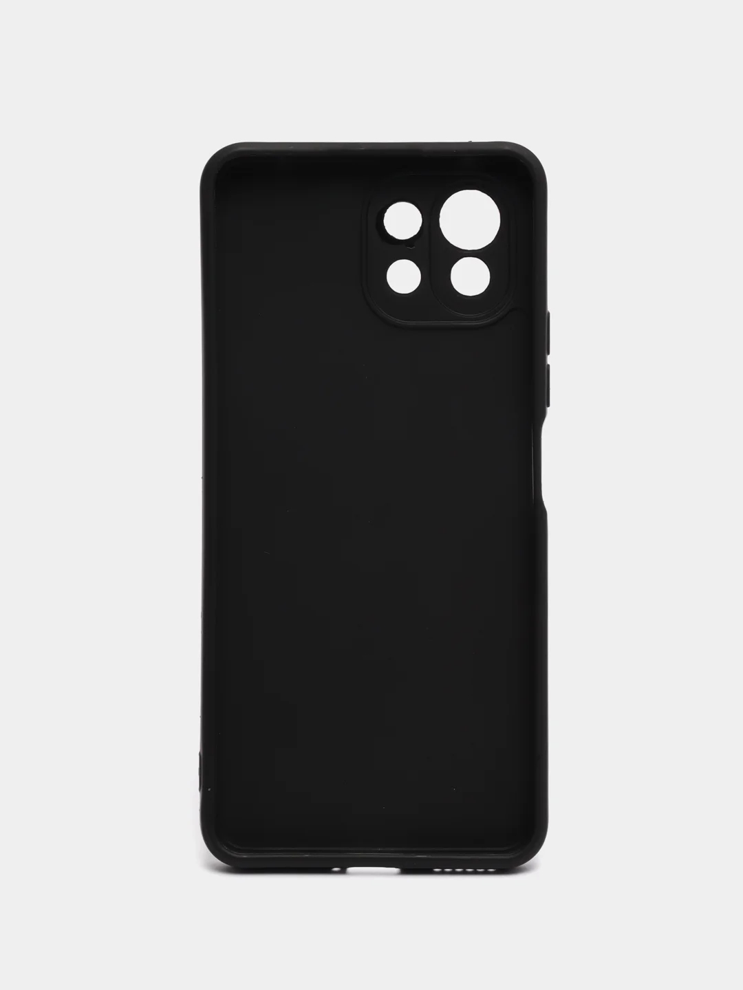 Черный силиконовый чехол для Xiaomi Mi 11 Lite, Mi 11 Lite 5G NE (Сяоми Ми 11 Лайт), прозрачный