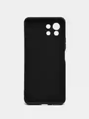 Черный силиконовый чехол для Xiaomi Mi 11 Lite, Mi 11 Lite 5G NE (Сяоми Ми 11 Лайт), прозрачный