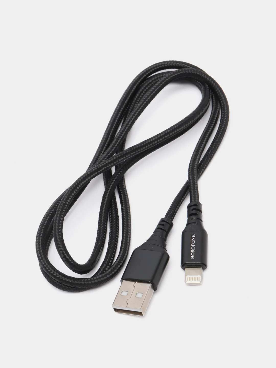 Черный кабель зарядный BOROFONE BX54, 1 м, Micro-USB/Type-C/Lightning, для Android и Apple iPhone