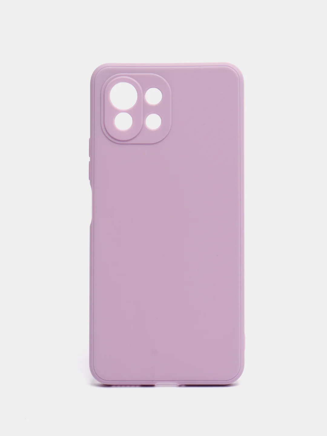 Лавандовый силиконовый чехол для Xiaomi Mi 11 Lite, Mi 11 Lite 5G NE (Сяоми Ми 11 Лайт), прозрачный