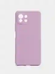 Лавандовый силиконовый чехол для Xiaomi Mi 11 Lite, Mi 11 Lite 5G NE (Сяоми Ми 11 Лайт), прозрачный