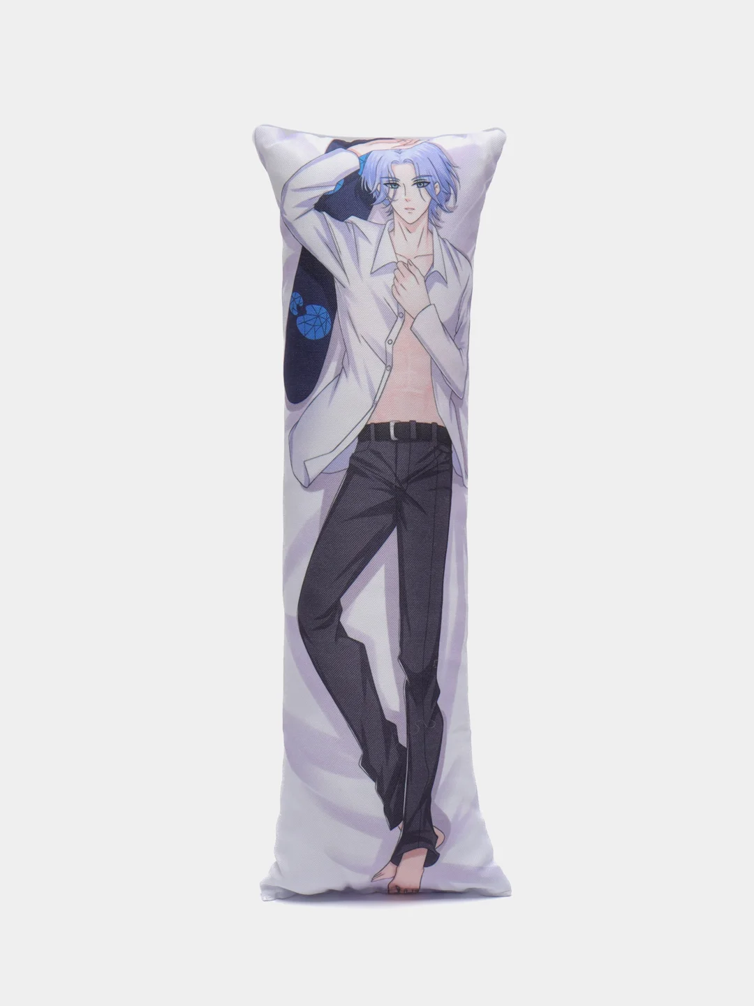 Бирюзовый миди-дакимакура 36см по аниме: Школа отчаяния, Re:zero, Genshin Impact и другие