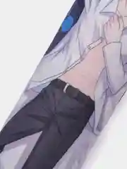Бирюзовый миди-дакимакура 36см по аниме: Школа отчаяния, Re:zero, Genshin Impact и другие