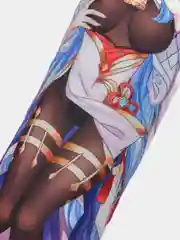 Золотистый хаки миди-дакимакура 36см по аниме: Школа отчаяния, Re:zero, Genshin Impact и другие