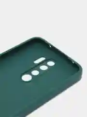 Тёмно-зелёный чехол Xiaomi Redmi Note 8 Pro (Редми Нот 8 Про), силиконовый