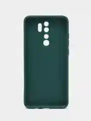 Тёмно-зелёный чехол Xiaomi Redmi Note 8 Pro (Редми Нот 8 Про), силиконовый