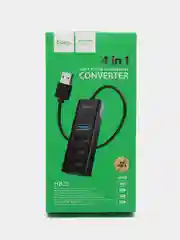 Разветвитель USB Hub HOCO HB25, 4 разъема, USB 3.0