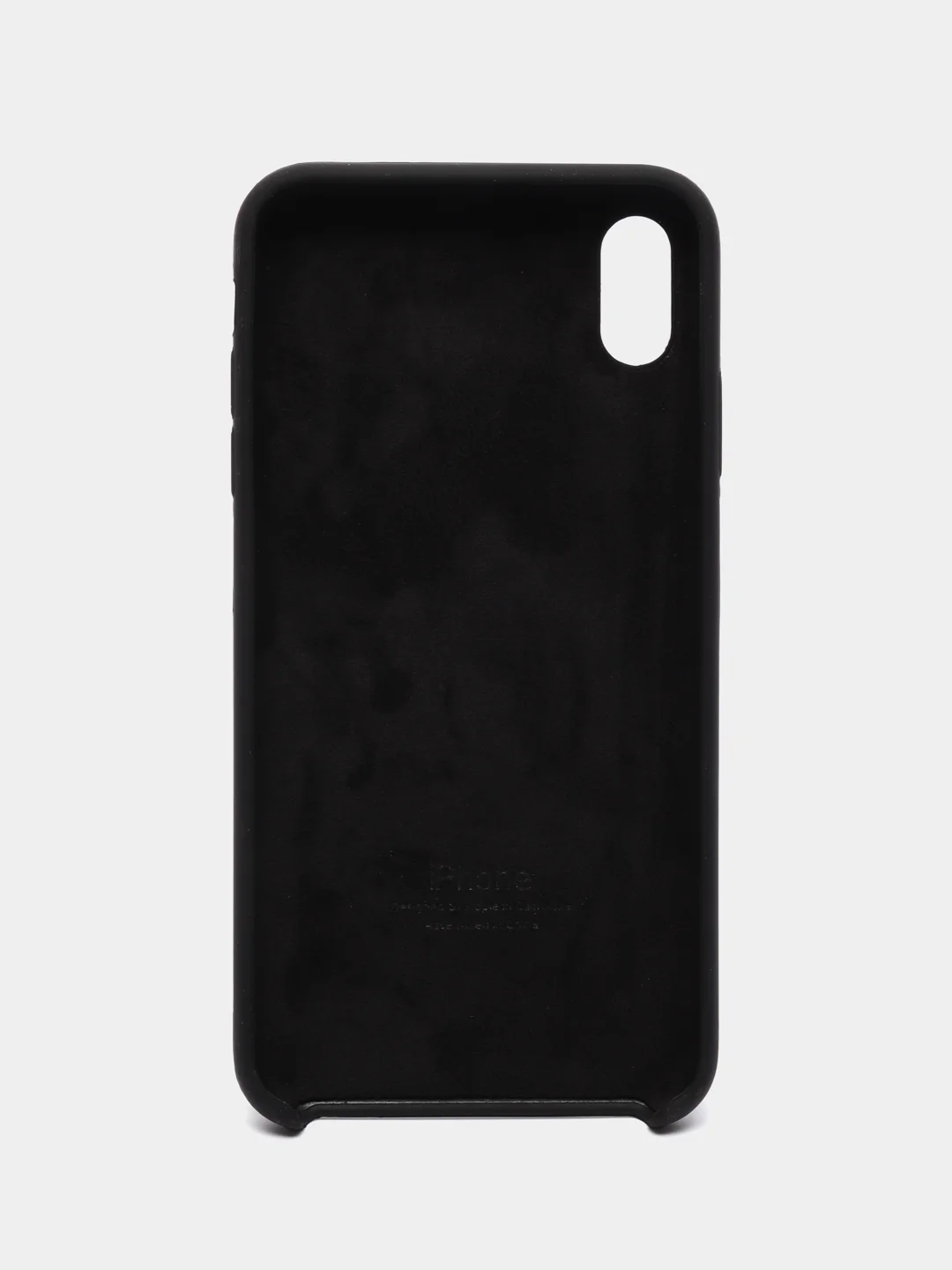 Черный чехол Silicone Case ( Чехол силиконовый ) для iPhone XS / XS MAX