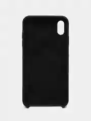 Черный чехол Silicone Case ( Чехол силиконовый ) для iPhone XS / XS MAX