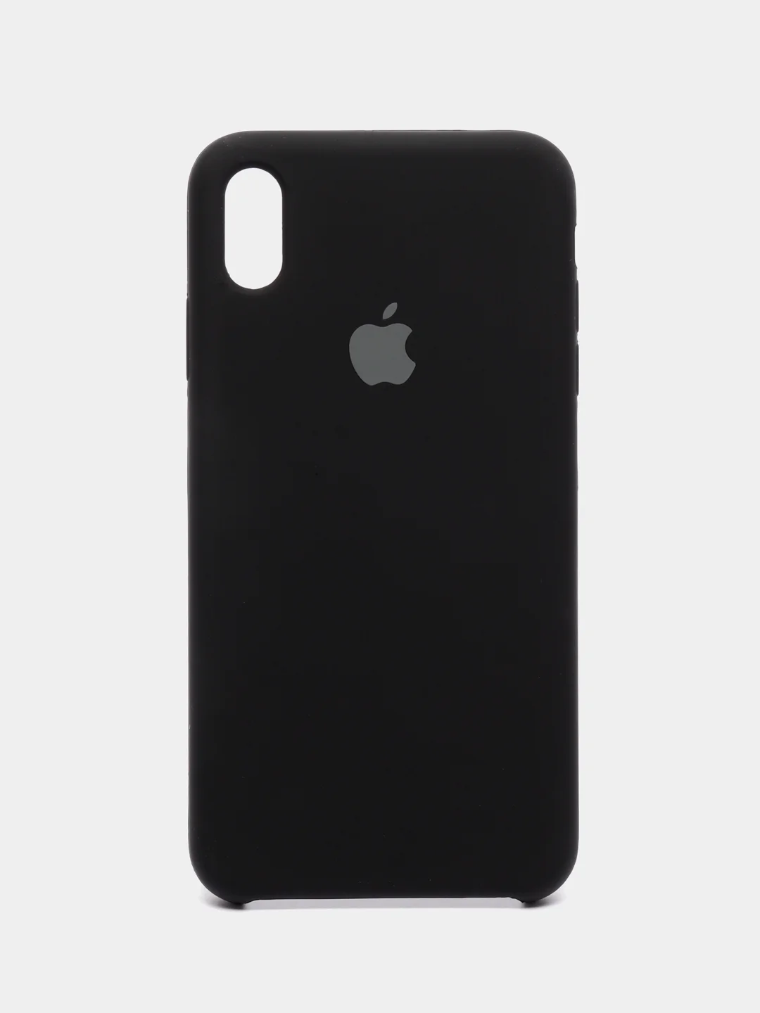 Черный чехол Silicone Case ( Чехол силиконовый ) для iPhone XS / XS MAX