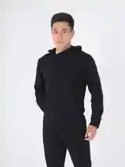 Черный спортивный костюм, мужской