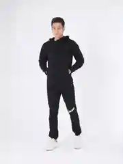 Черный спортивный костюм, мужской