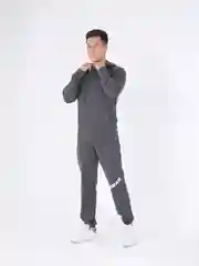 Серый спортивный костюм, мужской