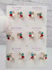Голубой серьги детские, Xuping