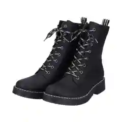 Черный ботинки женские Rieker