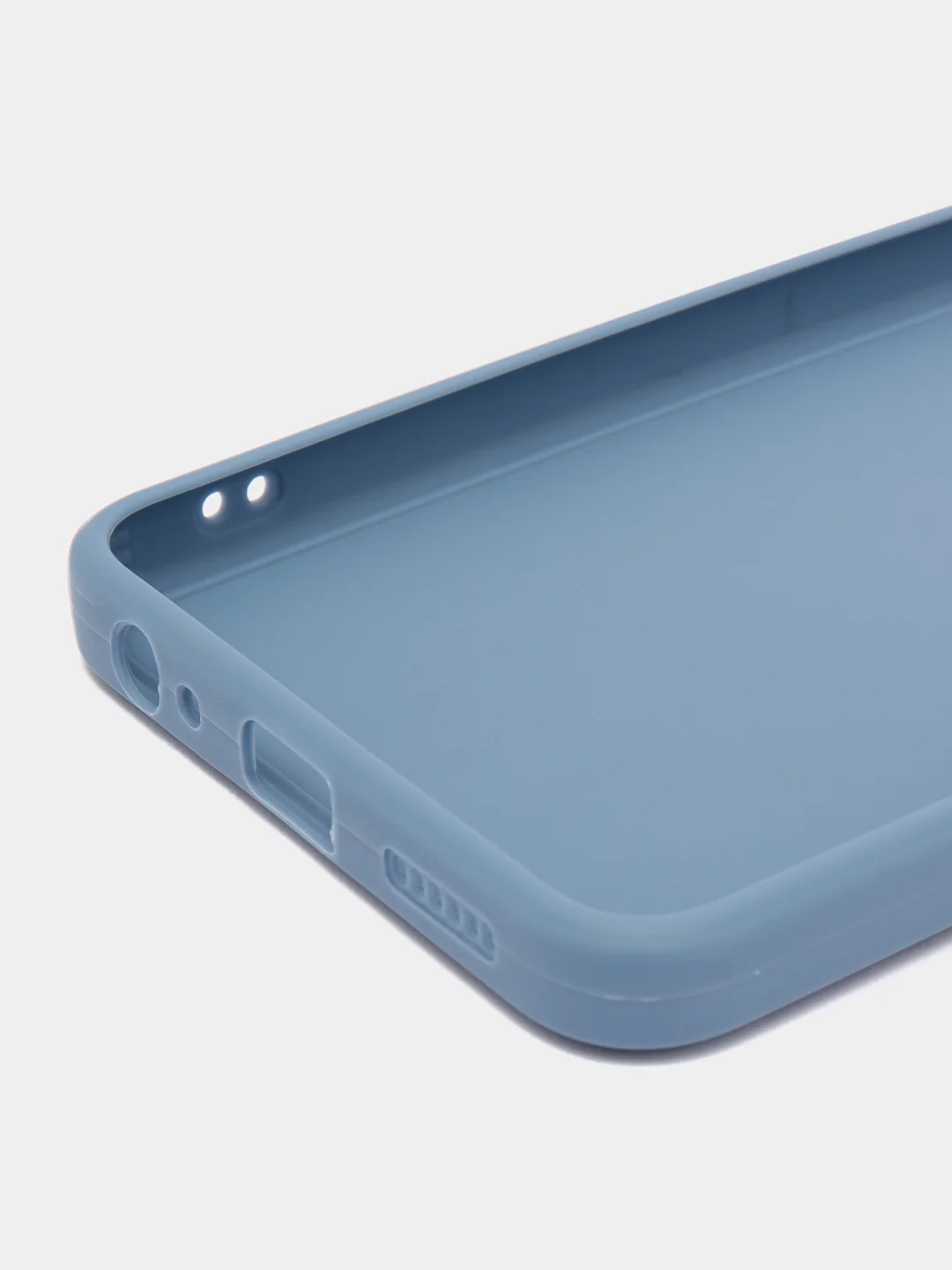 Синий меланж чехол для Samsung Galaxy A22S, A22 5G (Самсунг Галакси А22С, А22 5Г), силиконовый