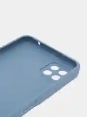 Синий меланж чехол для Samsung Galaxy A22S, A22 5G (Самсунг Галакси А22С, А22 5Г), силиконовый