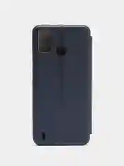 Синий чехол книжка Tecno Spark 6 GO