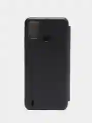 Черный чехол книжка Tecno Spark 6 GO