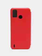 Красный чехол книжка Tecno Spark 6 GO