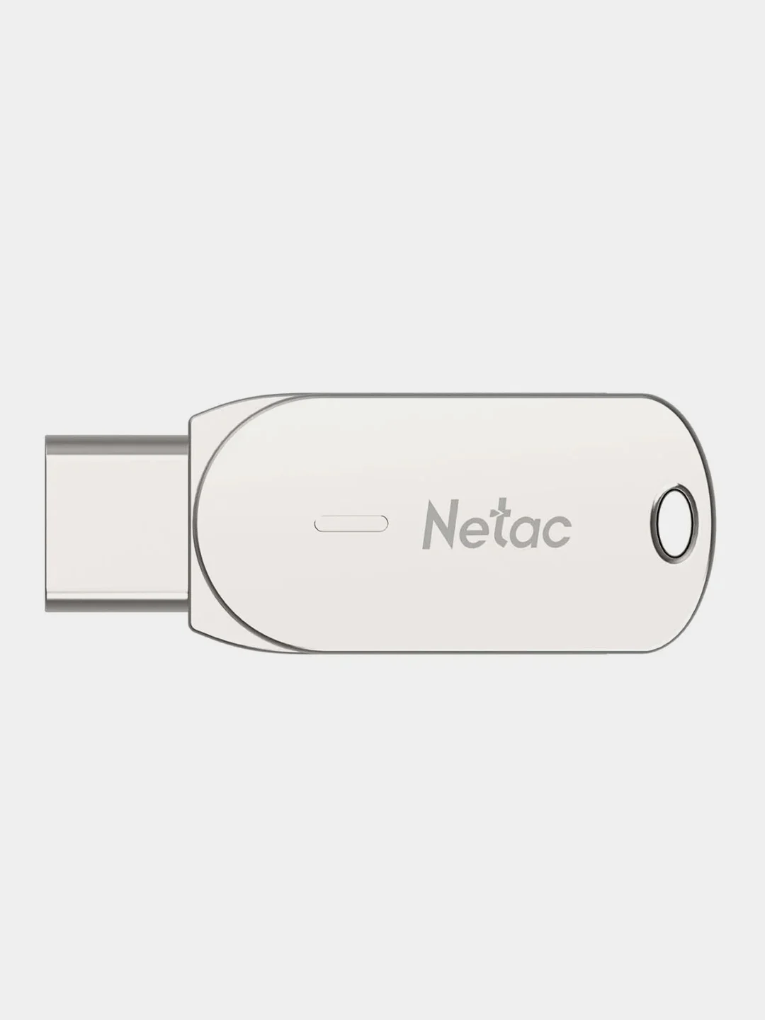 Серый металлик флешка USB 3.0 + Type-C Netac U785C 16Gb / 32Gb / 64Gb / 128Gb