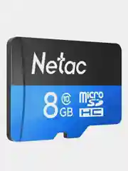 Карта памяти MicroSD Netac P500 Standart Class 10, 20 Mb/s, без адаптера