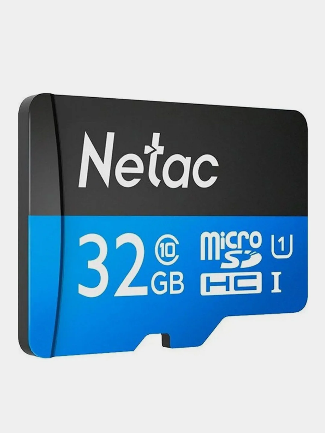 Карта памяти MicroSD Netac P500 U1 Class 10, 90 mb/s, без адаптера, 16 / 32 / 64 / 128 GB