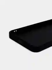 Черный чехол силиконовый на Samsung Galaxy A13 4G (Самсунг Галакси А13), с защитой камеры